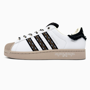 Кросівки Adidas Superstar II Fringe White Beige/Black B93036L36 фото