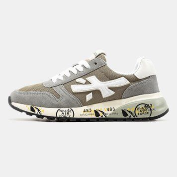 Кросівки Premiata Mick Beige Grey White B90660L40 фото